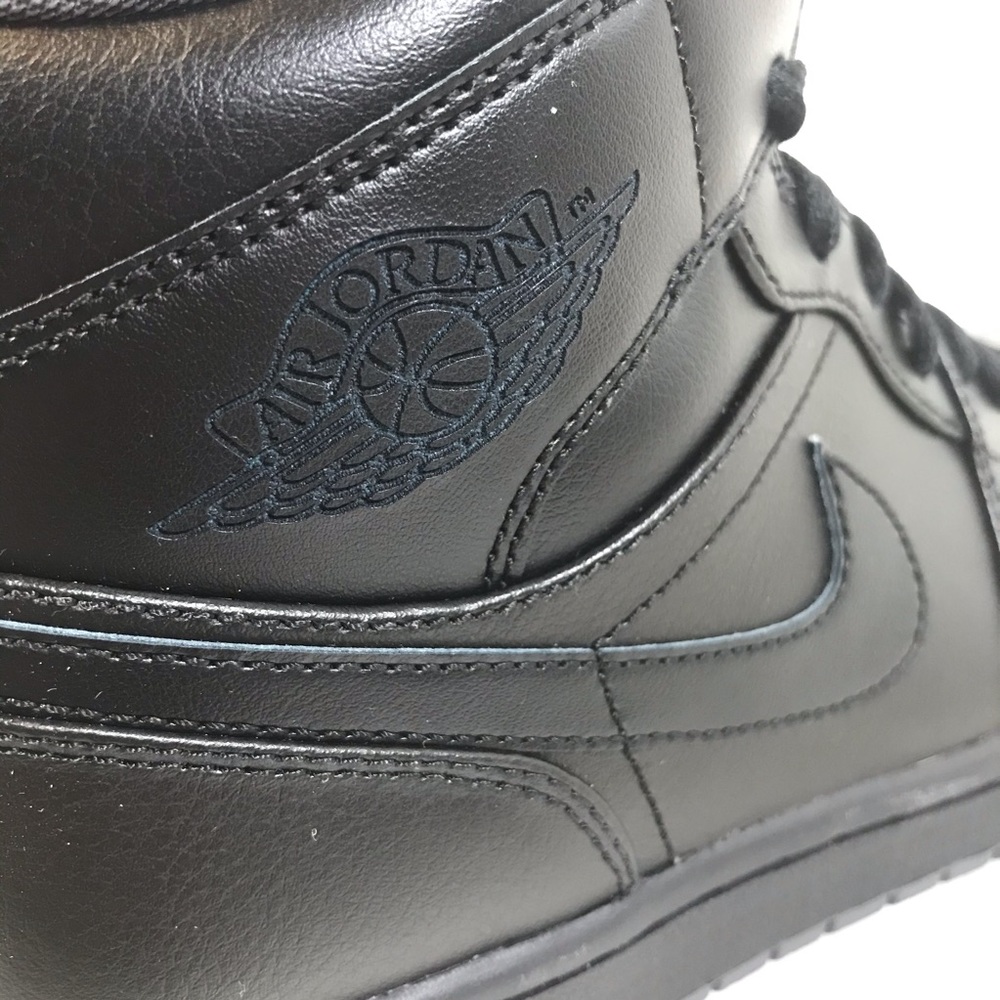 ❌SOLD❌ Jordan 1 All Black/Black/Grey w OG Box - Picture 6 of 8
